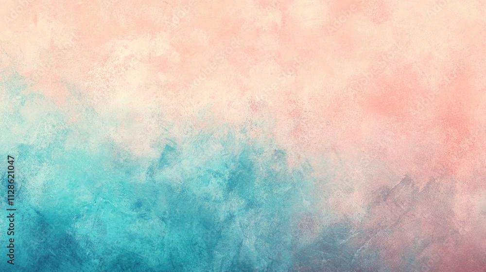 Fototapeta premium Abstract Textured Background Pastel Pink Blue Hues