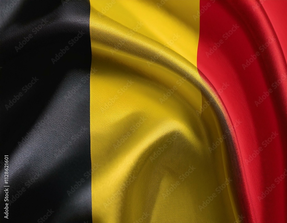 Fototapeta premium Belgium flag picture, Belgium flag image,