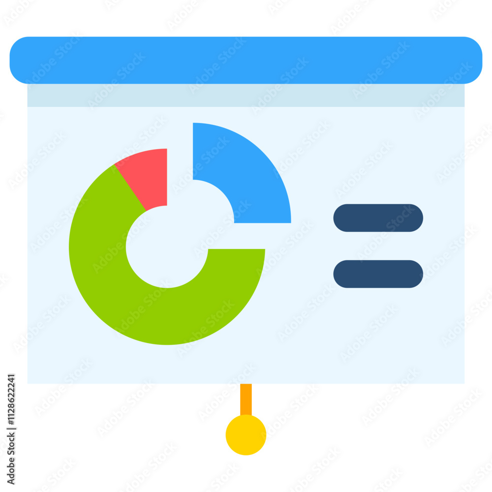 presentation Flat Color Icon presentation Flat Color Icon