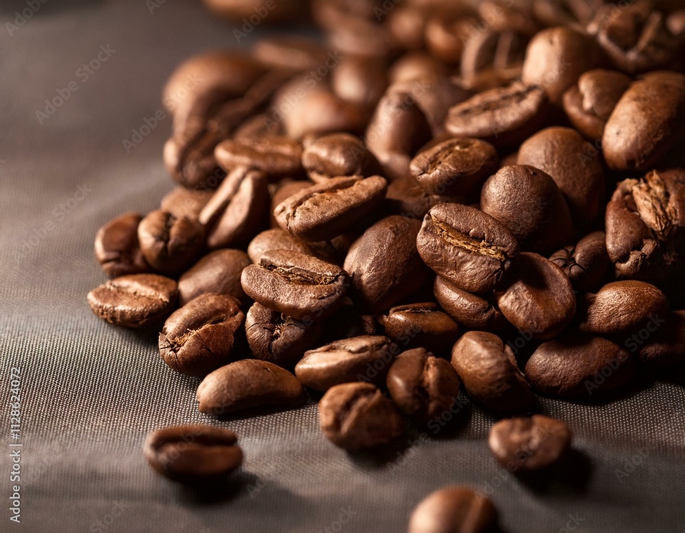 Coffee Splash with Coffee Beans Isolated on White Background Coffee Splash with Coffee Beans Isolated on White Background
