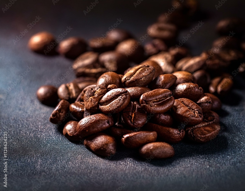 Naklejka premium Coffee Splash with Coffee Beans Isolated on White Background