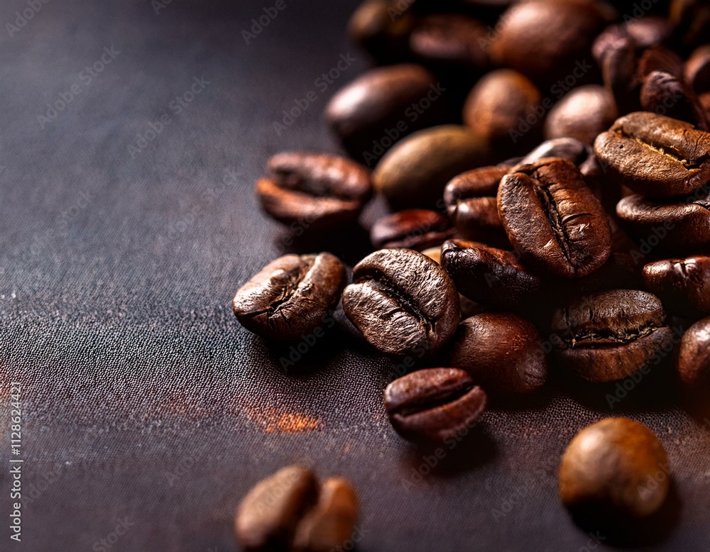 Coffee Splash with Coffee Beans Isolated on White Background Coffee Splash with Coffee Beans Isolated on White Background