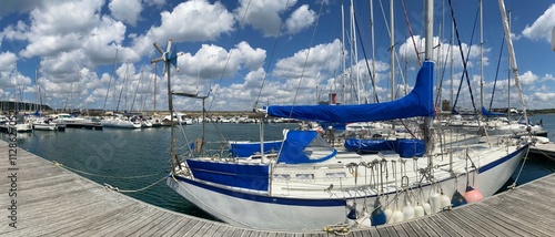 Obraz na płótnie Port et bateaux à Camaret en Bretagne Finistère France w salonie
