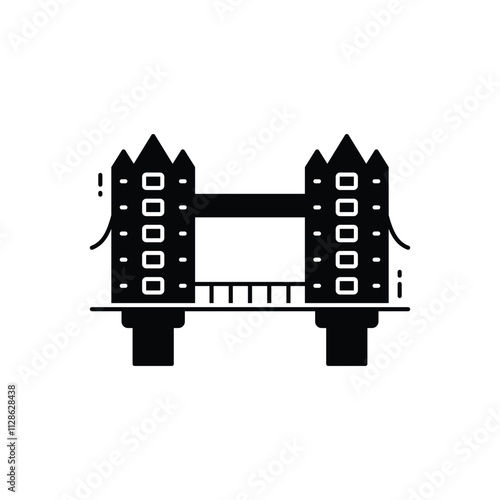 London Bridge vector icon