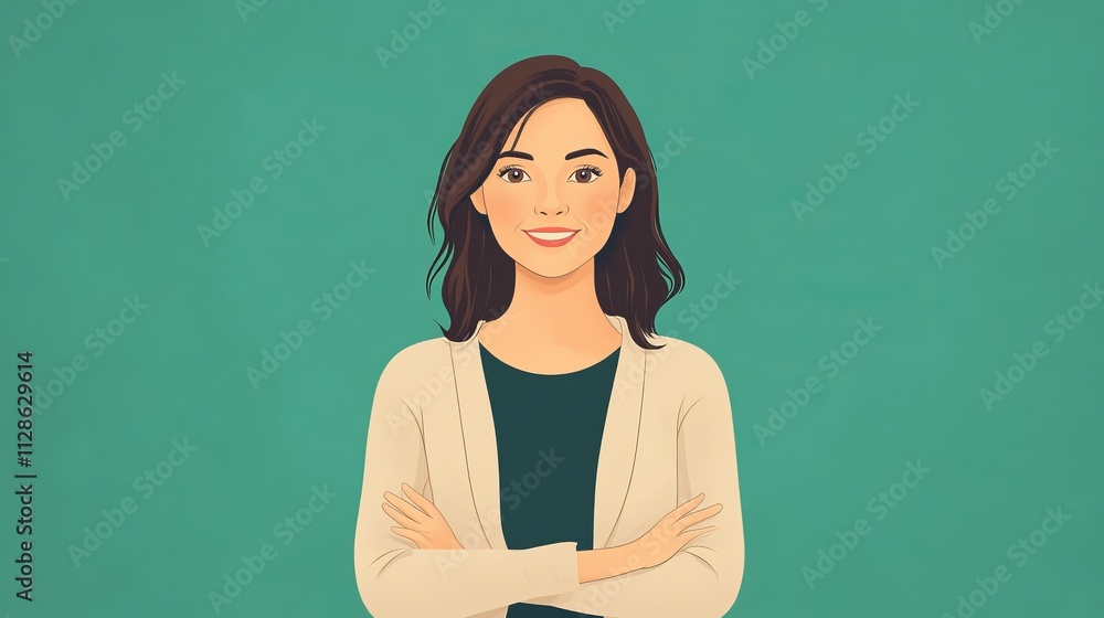 Confident Woman Portrait - Professional Illustration Confident Woman Portrait - Professional Illustration