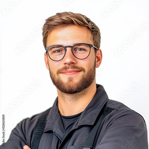 Confident German Automotive Engineer Portrait