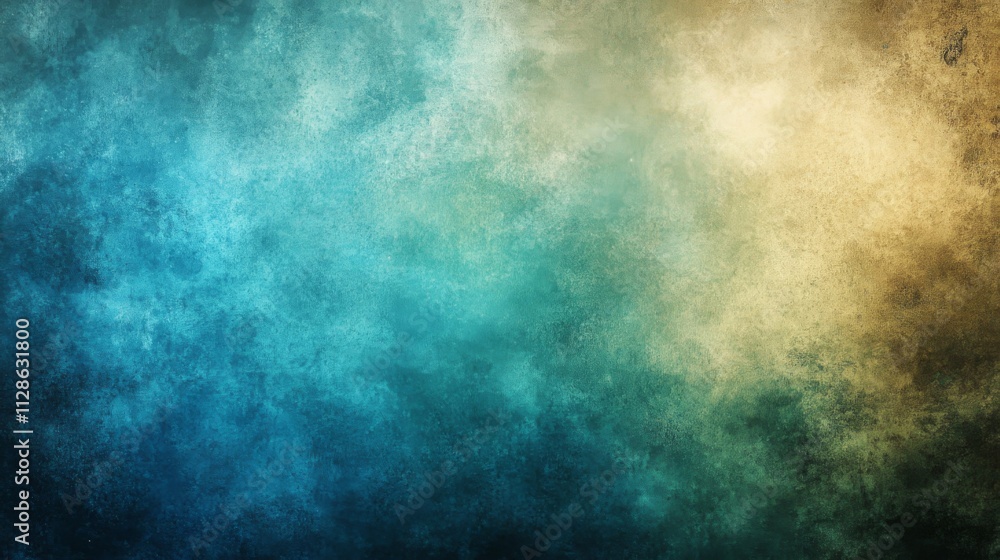 Abstract Textured Background With Blue And Gold Hues Abstract Textured Background With Blue And Gold Hues