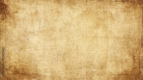 Aged Textured Paper Background Showing Wrinkles and Fading