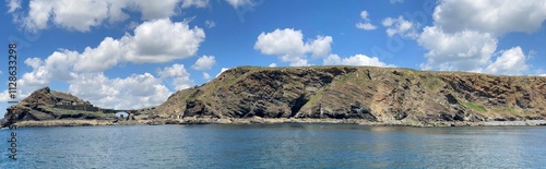 Obraz na płótnie Le long de la Pointe des Espagnols à Camaret en Bretagne Finistère France w salonie