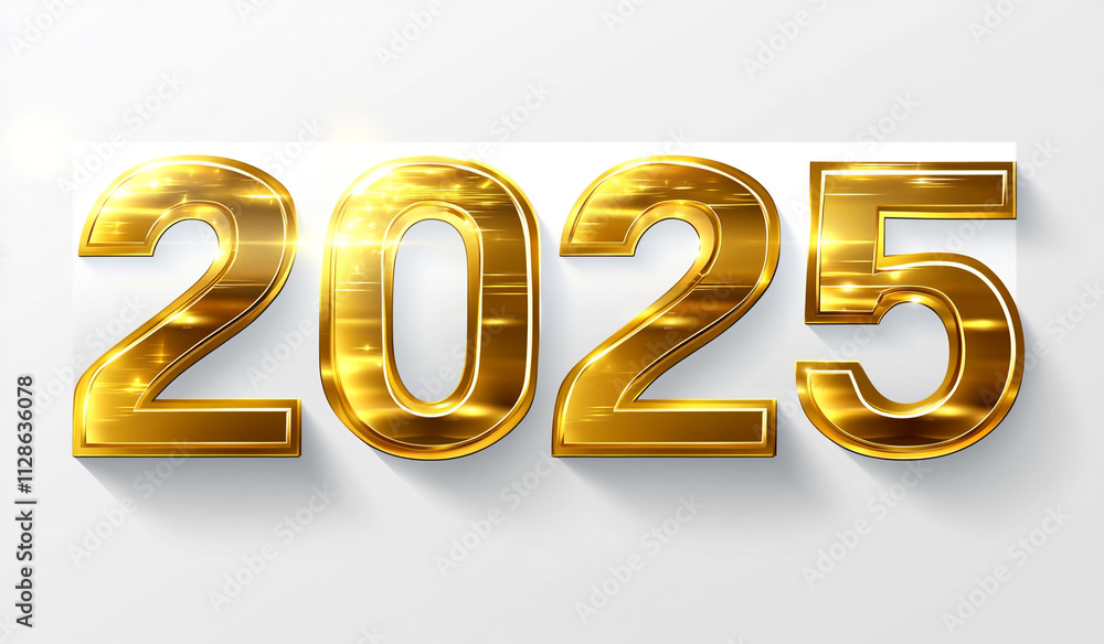 Golden gradient 2025 design abstract poster template. Golden gradient 2025 design abstract poster template.