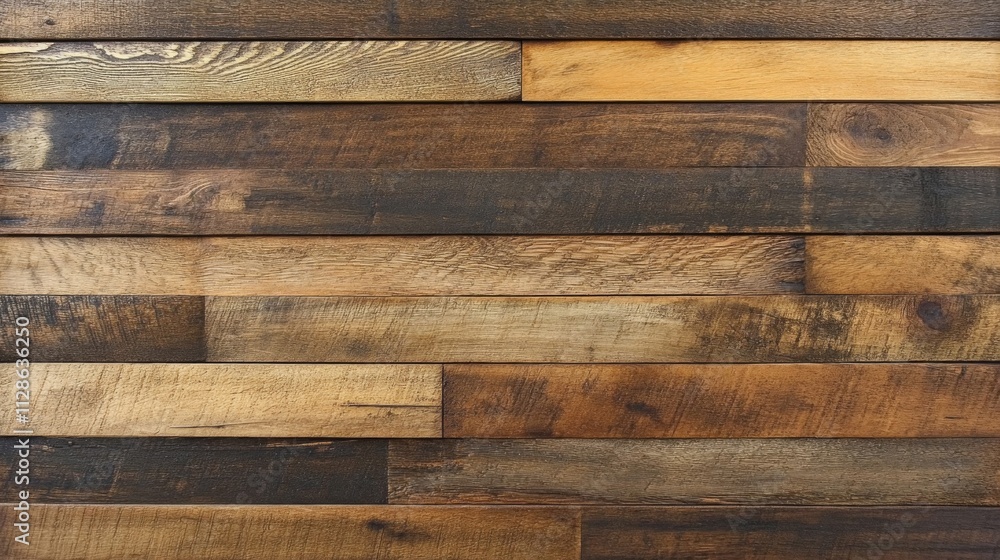 Reclaimed Wood Planks Horizontal Arrangement Reclaimed Wood Planks Horizontal Arrangement