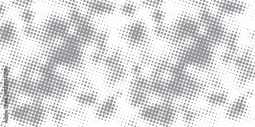 halftone on white background. Vector dots glitter or halftone glitter pattern texture Pop Art Style Background. vektor