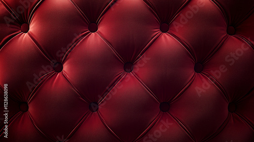 Red velvet fabric  upholstery texture  background.   photo