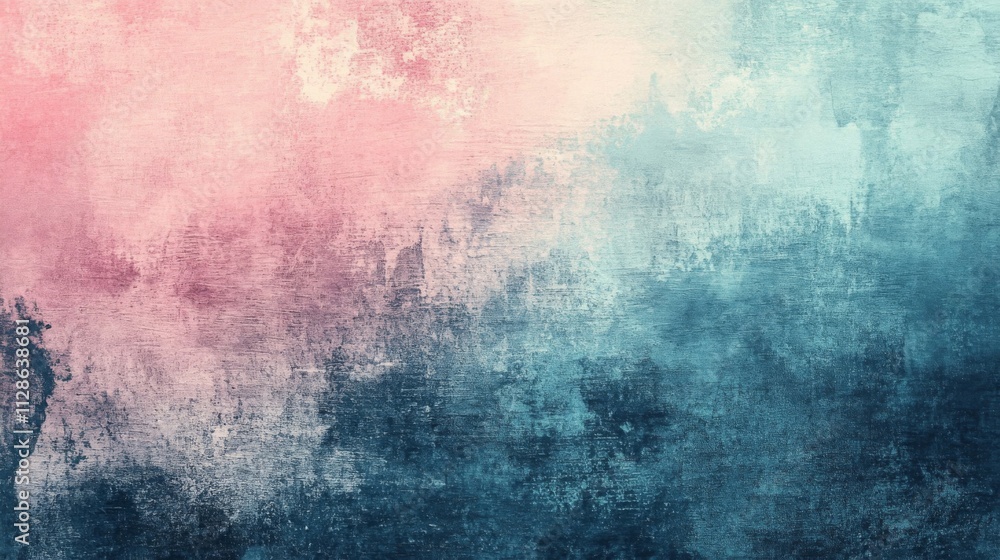 Fototapeta premium Abstract Pink And Blue Textured Background