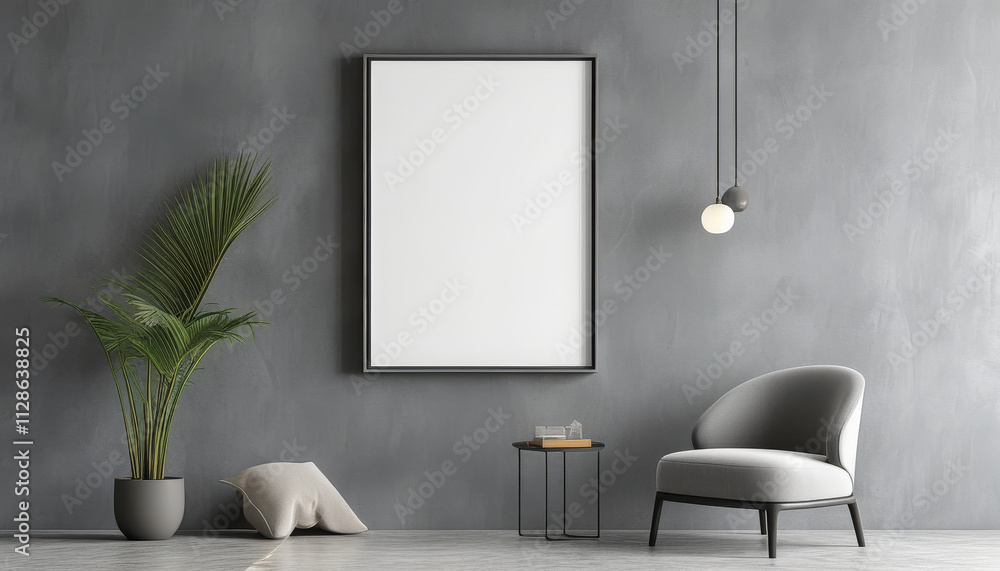 Elegant grey frame, empty white Mockup canvas, Blank Mock-up Frame Canvas, modern grey luxury interior, wall art presentation mockup, Picture frame, art presentation, Picture frame on a wall, Blank Elegant grey frame, empty white Mockup canvas, Blank Mock-up Frame Canvas, modern grey luxury interior, wall art presentation mockup, Picture frame, art presentation, Picture frame on a wall, Blank