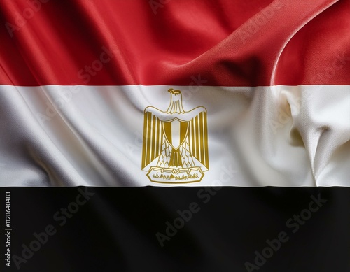 Egypt's national flag, 
 photo