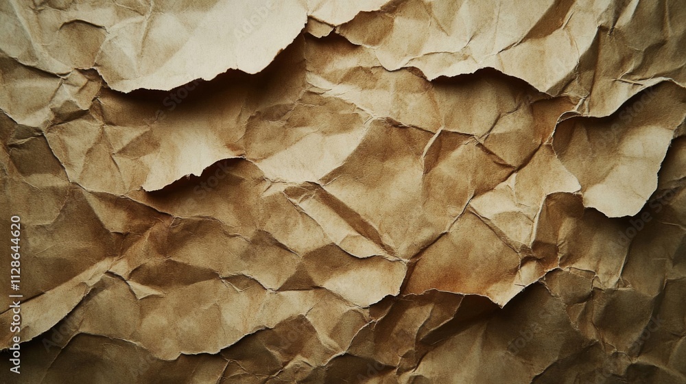 Crumpled Brown Paper Texture Background Image Crumpled Brown Paper Texture Background Image