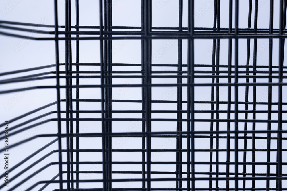 Metal mesh frame space Metal mesh frame space