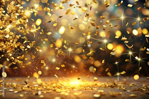 Wallpaper Mural Confetti Background Falling confetti Background Confetti and serpentine explosion burst background Torontodigital.ca