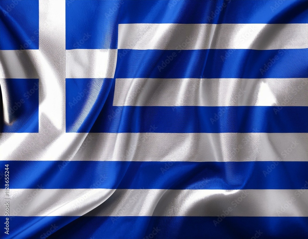 Fototapeta premium Greece Flag Icon