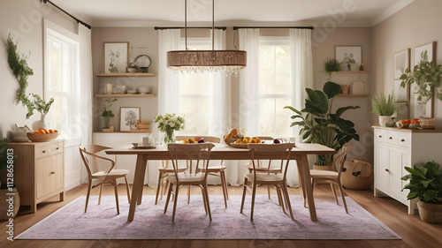 graceful dining room