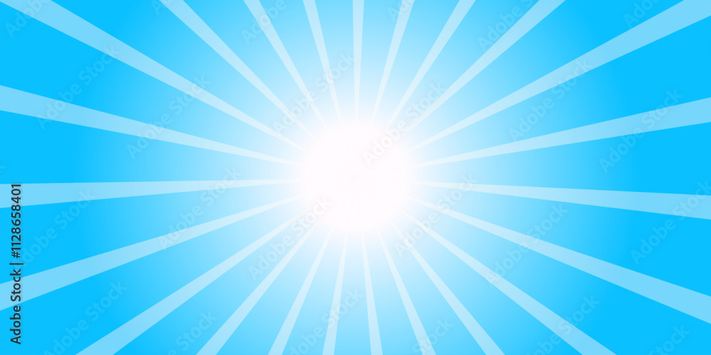 Blue sun ray background. Retro sunburst ray in vintage style. Eps 10 Blue sun ray background. Retro sunburst ray in vintage style. Eps 10