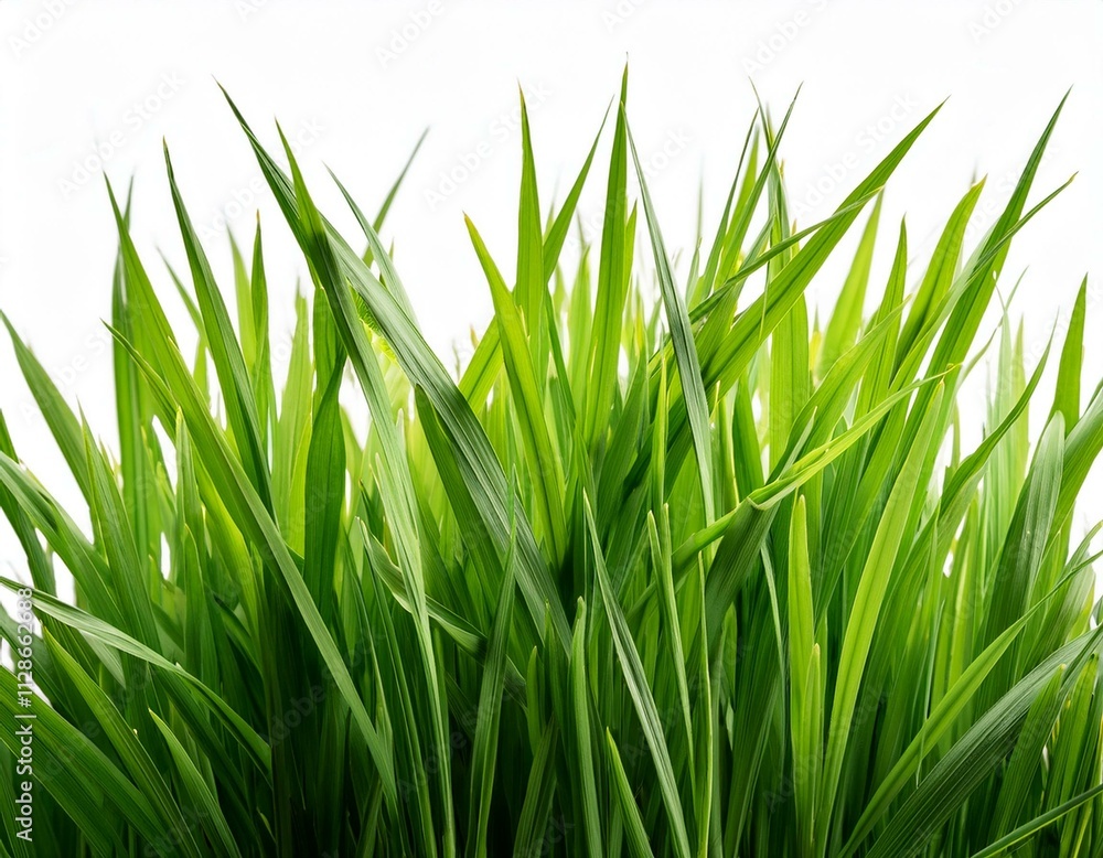 grass background with dew dropping on white background grass background with dew dropping on white background