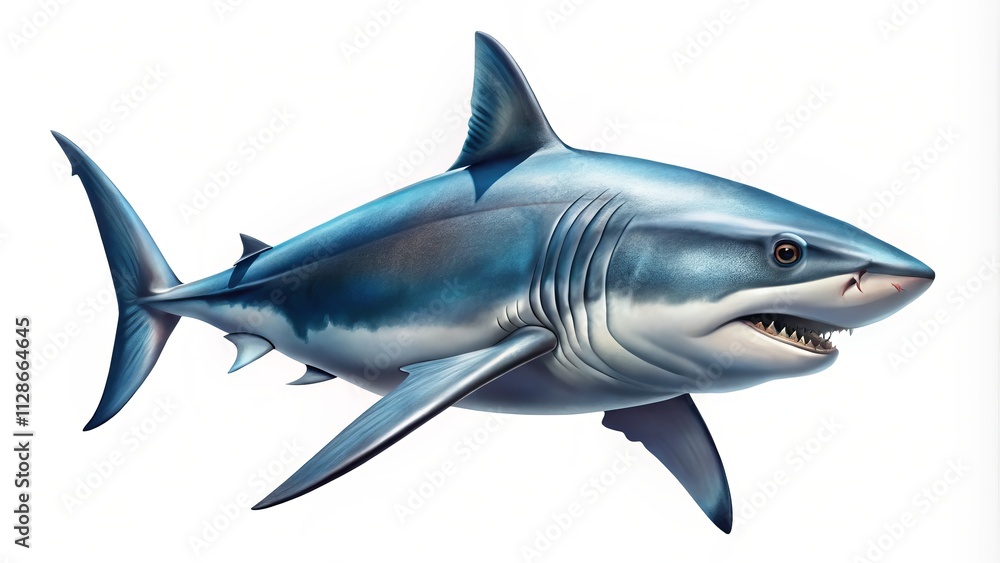 Fototapeta premium Shark Design Template: Fierce & Modern Aquatic Animal Branding