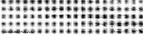 Abstract halftone wave dotted background. Halftone grunge pattern with square. Vector halftone modern pop art twisted texture for poster, cover, business card, postcard, art label layout, sticker.
