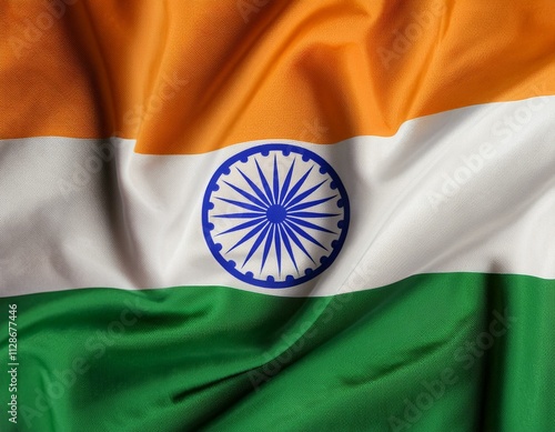 GenerThe flag of India. Flag iconated image