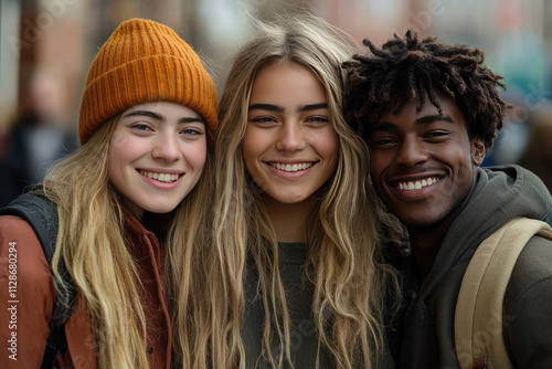 A group of students in smile