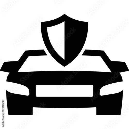 Simple vector icon car