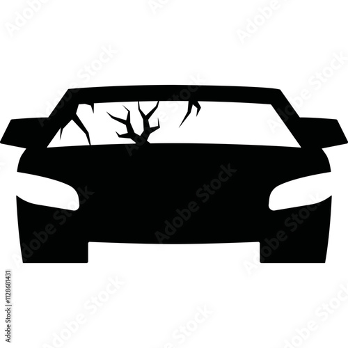 Simple vector icon car