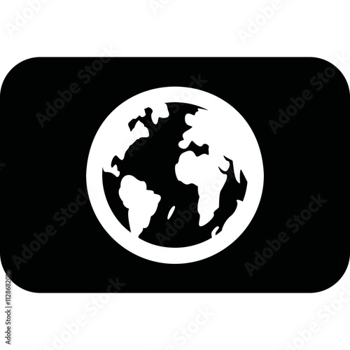 Simple vector icon client's card