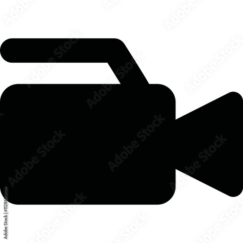 Simple vector icon videotape