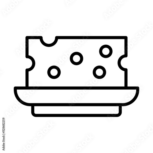 Cheese Platter line icon