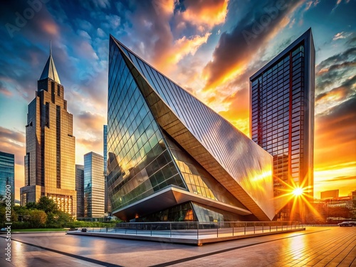 Captivating Architectural Photography Highlighting Precision and Focus: A Stunning Visual Representation of Hitting the Target in Urban Design and Structure