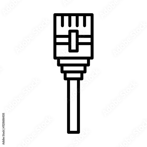 Ethernet Cable line icon