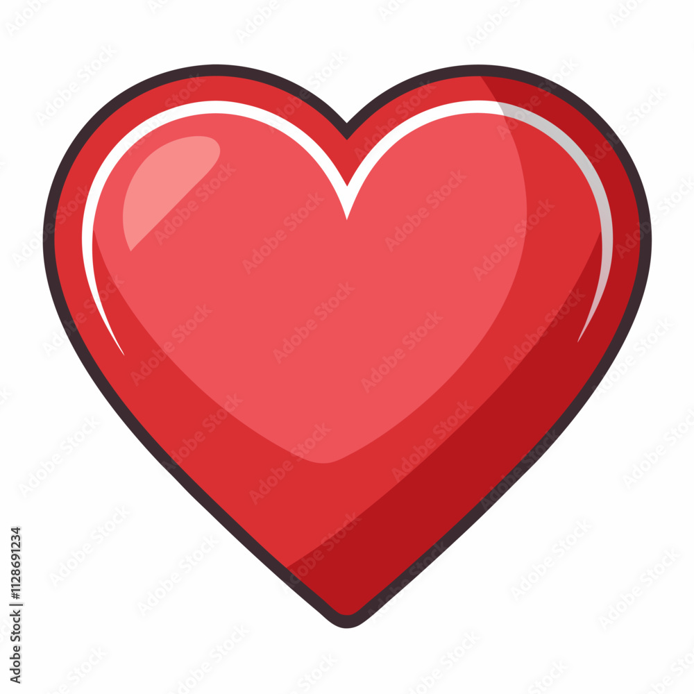 red heart vector illustration red heart vector illustration