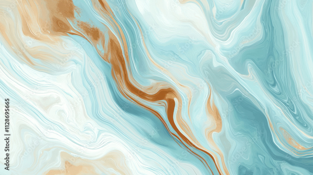 Fototapeta premium abstract brown baby blue background illustration