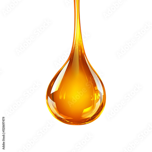 Golden Honey Oil Drop Falling Liquid Droplet Macro Closeup Viscosity Serum Essential Oil Skincare Beauty Product Natural Ingredient Amber Glow Transparent Fluid Motion Wellness Purity Health photo