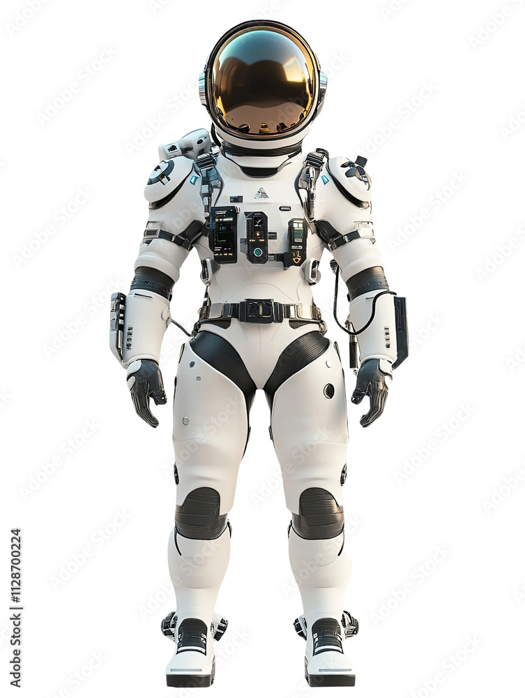 Astronaut in advanced spacesuit isolated on white background futuristic space exploration concept science fiction character cosmonaut in space suit spaceman full body render 3d illustration Astronaut in advanced spacesuit isolated on white background futuristic space exploration concept science fiction character cosmonaut in space suit spaceman full body render 3d illustration