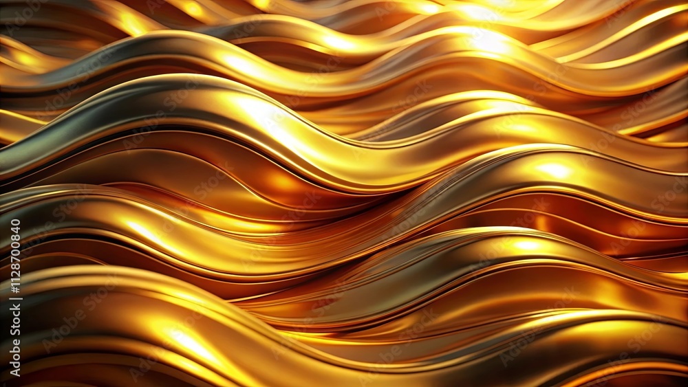 An abstract tapestry of golden waves, flowing and undulating, reflecting the brilliance of the sun. An abstract tapestry of golden waves, flowing and undulating, reflecting the brilliance of the sun.