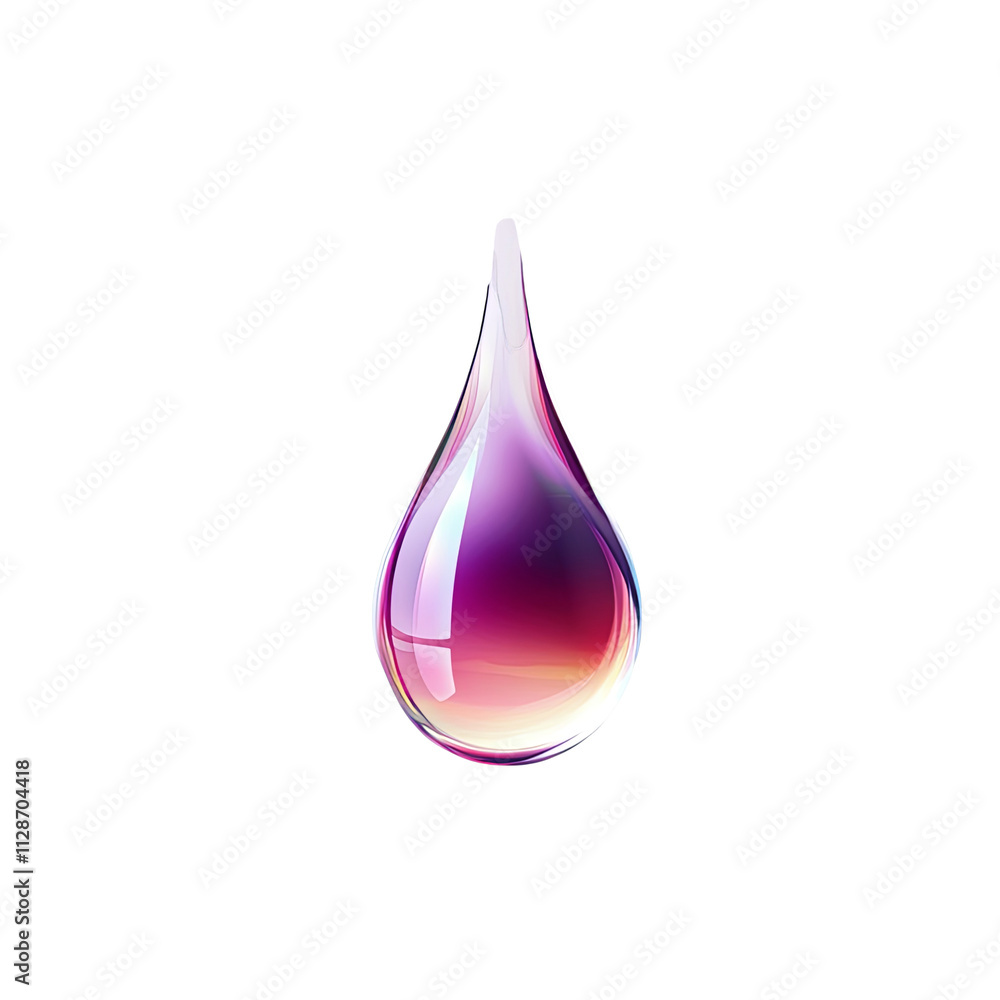 Abstract colorful gradient water drop serum oil essence collagen droplet macro on soft light background liquid cosmetic product anti aging moisturizing skincare concept 3d render Abstract colorful gradient water drop serum oil essence collagen droplet macro on soft light background liquid cosmetic product anti aging moisturizing skincare concept 3d render
