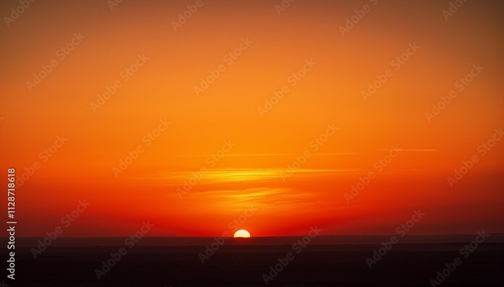 a deep sunset orange background with a light grain effect giving a warm and nostalgic feeling a deep sunset orange background with a light grain effect giving a warm and nostalgic feeling