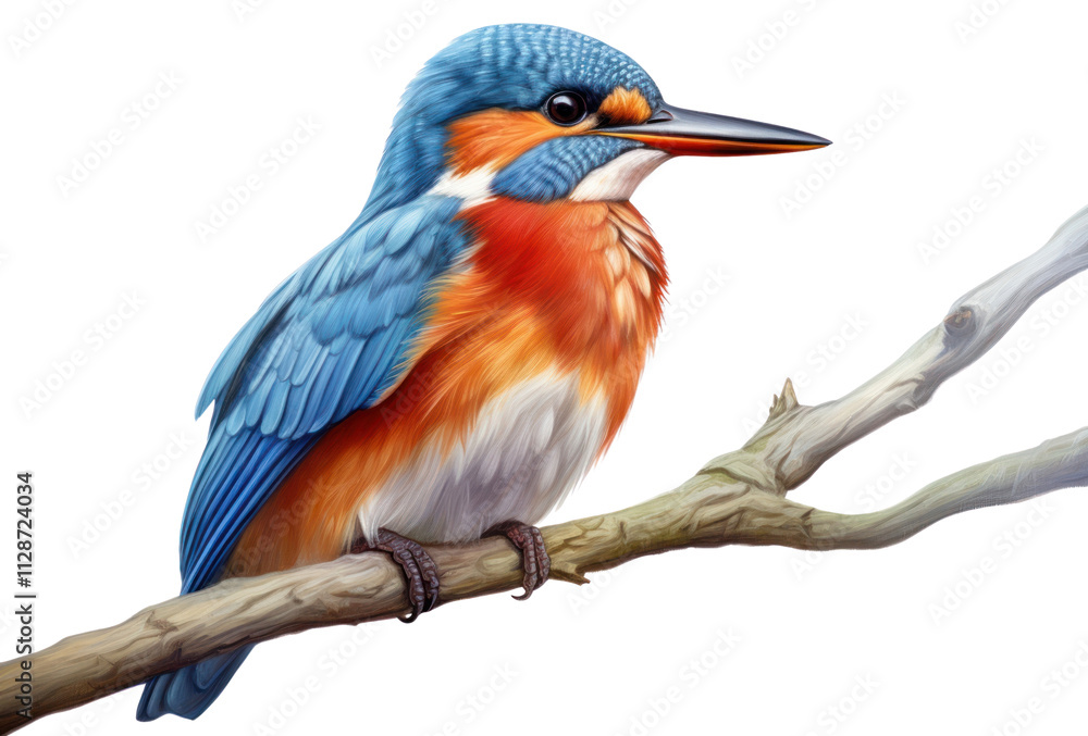 Fototapeta premium PNG Common Kingfisher kingfisher animal bird.