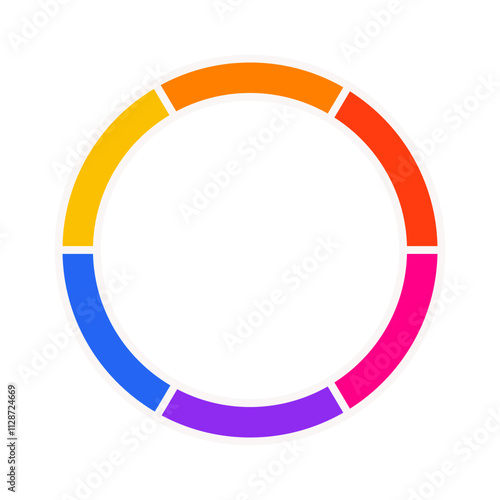 Vibrant Color Wheel Icon | Interactive Color Palette Icon | Color Spectrum Wheel | Color Picker Wheel | Color Theory Wheel Icon | Customizable Color Wheel | Color wheel | Trending color wheel