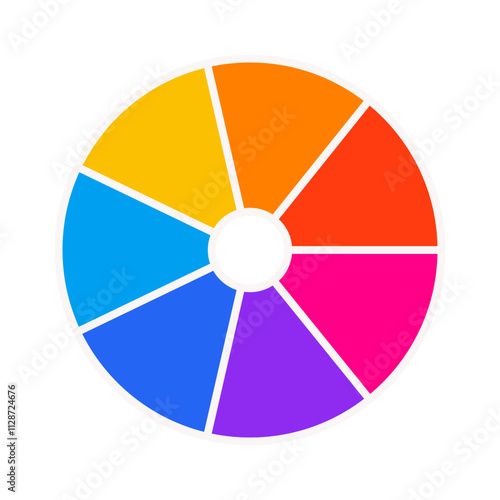 Vibrant Color Wheel Icon | Interactive Color Palette Icon | Color Spectrum Wheel | Color Picker Wheel | Color Theory Wheel Icon | Customizable Color Wheel | Color wheel | Trending color wheel