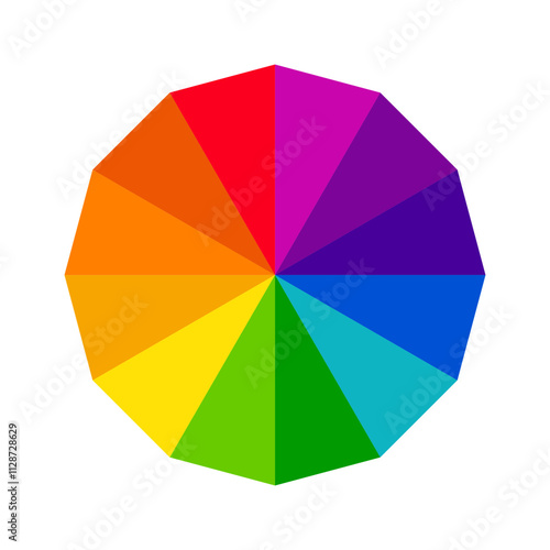 Vibrant Color Wheel Icon | Interactive Color Palette Icon | Color Spectrum Wheel | Color Picker Wheel | Color Theory Wheel Icon | Customizable Color Wheel | Color wheel | Trending color wheel