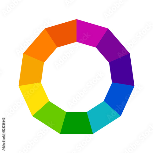 Vibrant Color Wheel Icon | Interactive Color Palette Icon | Color Spectrum Wheel | Color Picker Wheel | Color Theory Wheel Icon | Customizable Color Wheel | Color wheel | Trending color wheel
